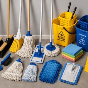 brooms & mops